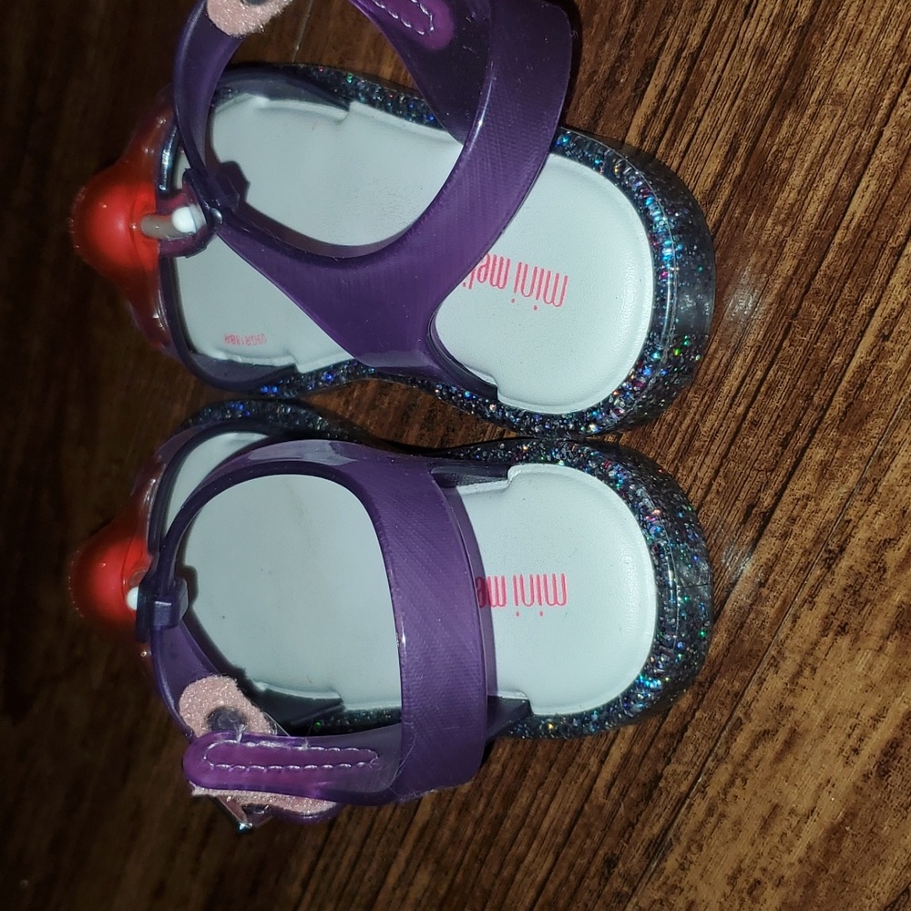 New Mini Melissa Lollipop Sandals Size 7 - Picture 7 of 10